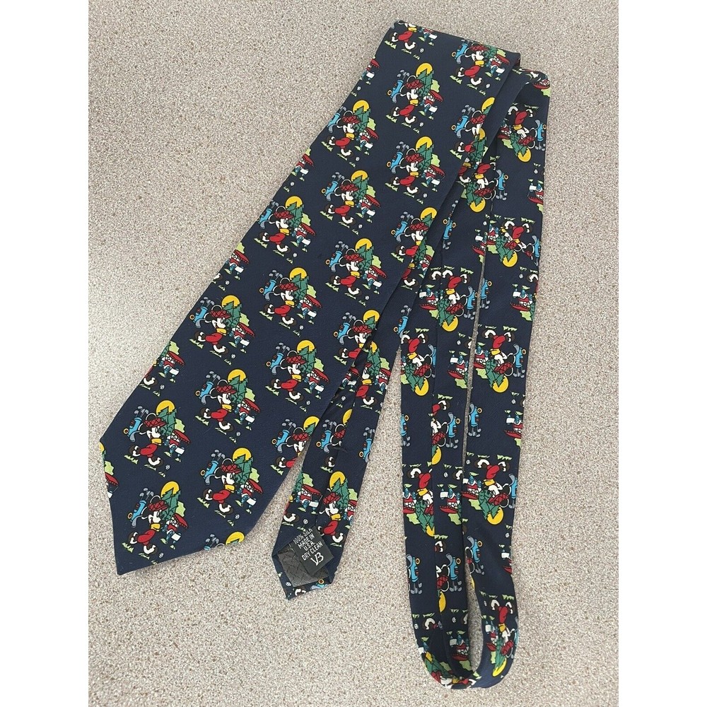Disney Men's Mickey Mouse Golf 100% Silk 60” Tie by Mickey & Co. Balancine Inc